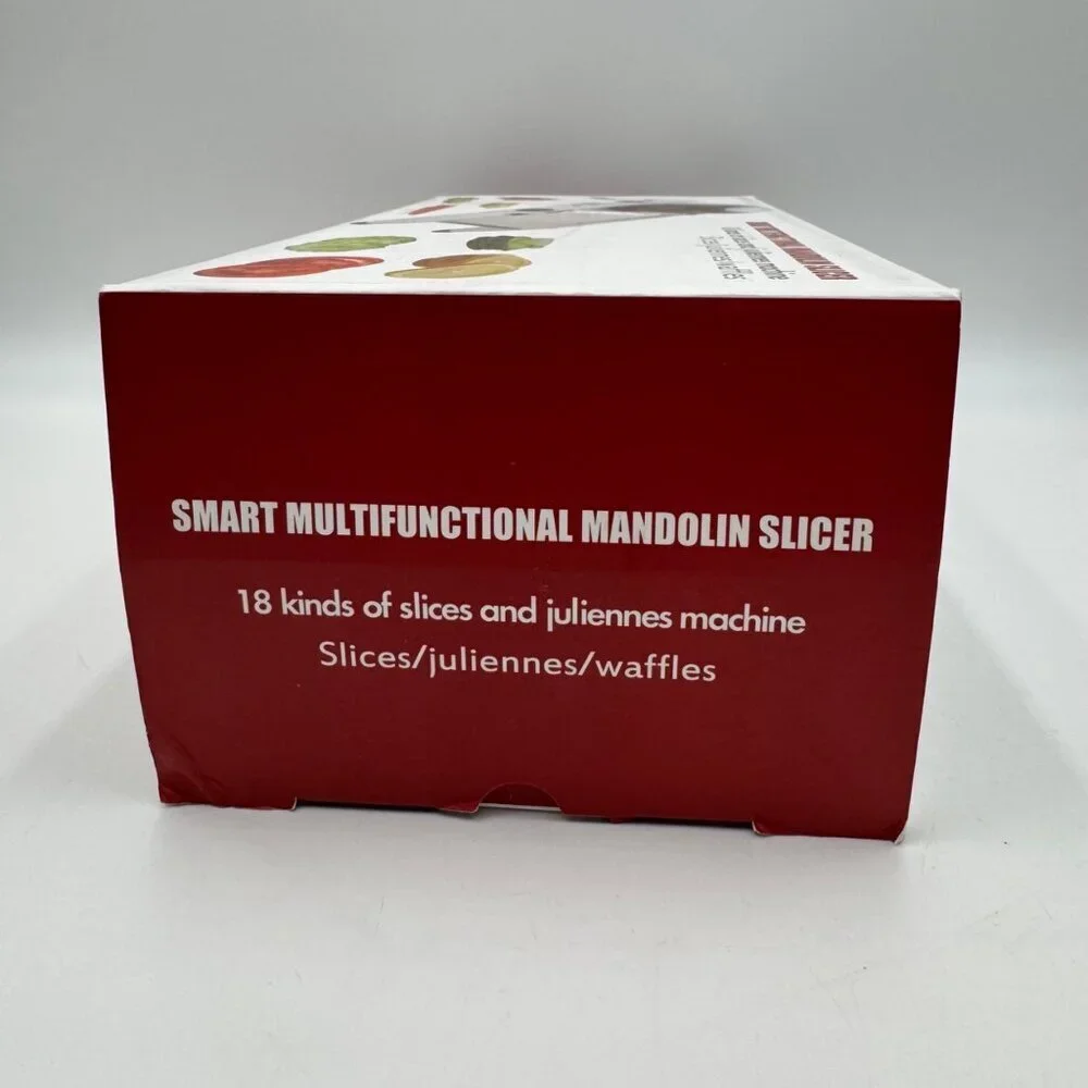 Smart Multifunctional Mandolin Slicer With 18 Cutting Styles For Slices Julienne